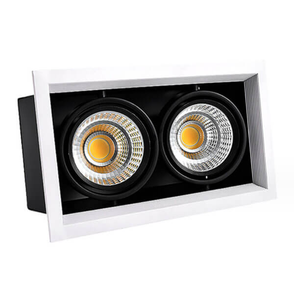 dimmable grille downlights
