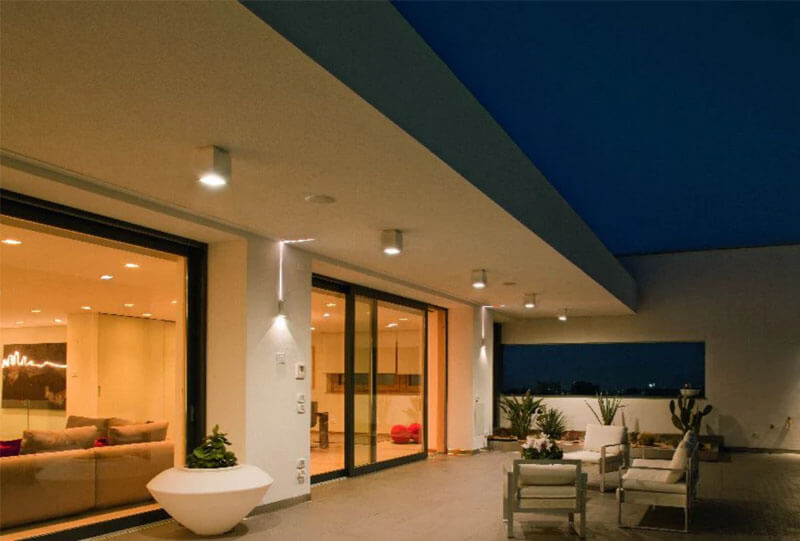 led outdoor downlights