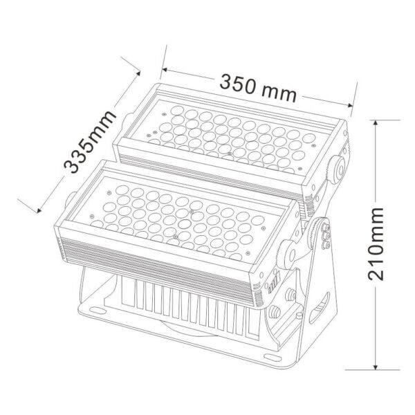 120W CREE High Lumens Airport Flood Light - Image 3