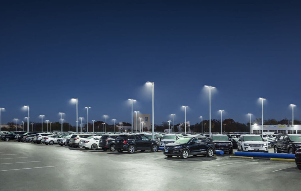 led lighting in parking structures