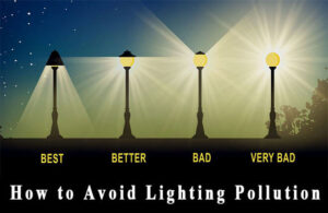 how to avoid lighting pollution