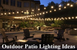 outdoor patio lighting ideas