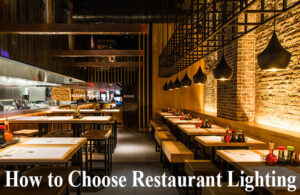 restaurant lighting