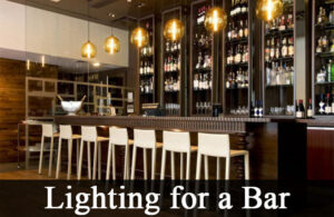 lighting for a bar