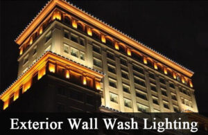 exterior wall wash lighting