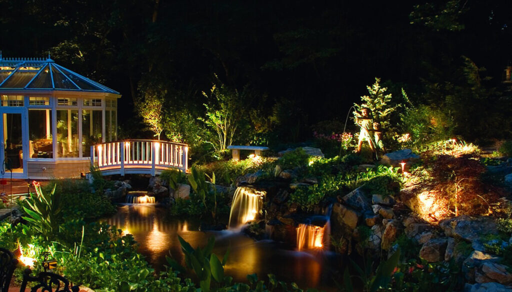 garden lighting plan