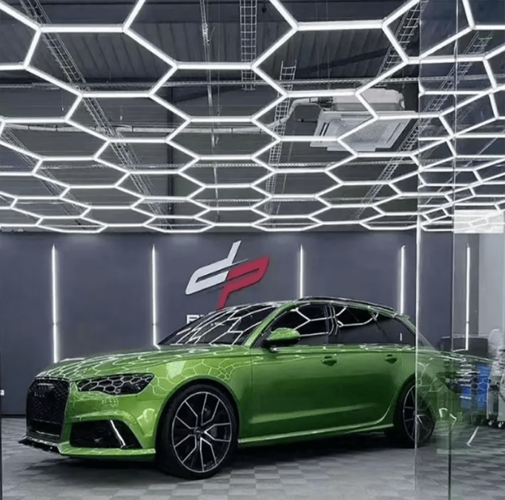 hexagon garage lighting