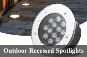 outdoor recessed spotlights