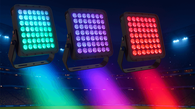 DMX RGB Floodlights for Stadium Lighting DMX RGB floodlights for stadium lighting