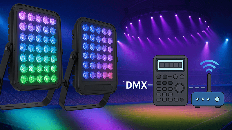 Dynamic DMX-controlled LED system for arenas Dynamic DMX-controlled LED system for arenas