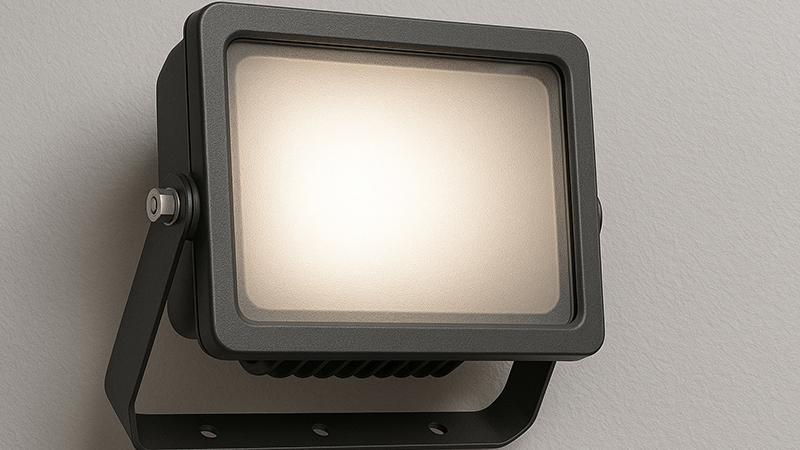 Frosted Film on a Light Fixture