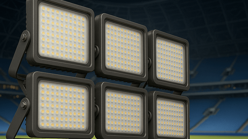 Choosing the right LED floodlights for a large stadium