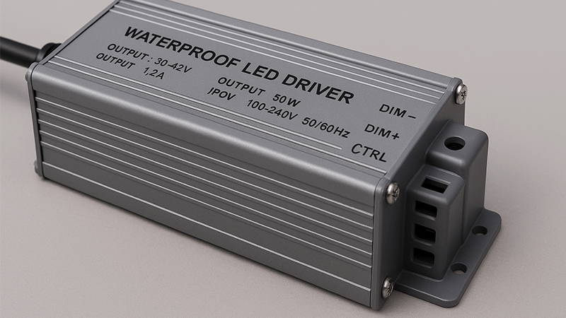 An advanced LED driver with multiple connection ports for dimming and control