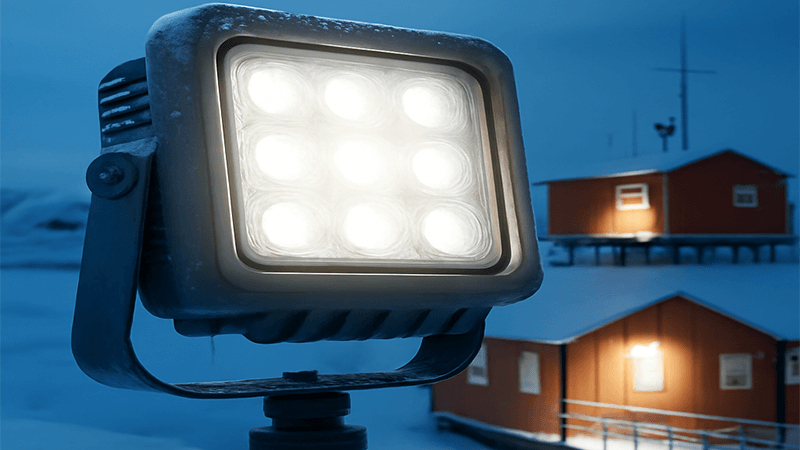 A range of LED lighting options for cold weather
