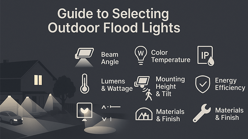 Guide to Selecting Outdoor Flood Lights choosing outdoor led flood lights