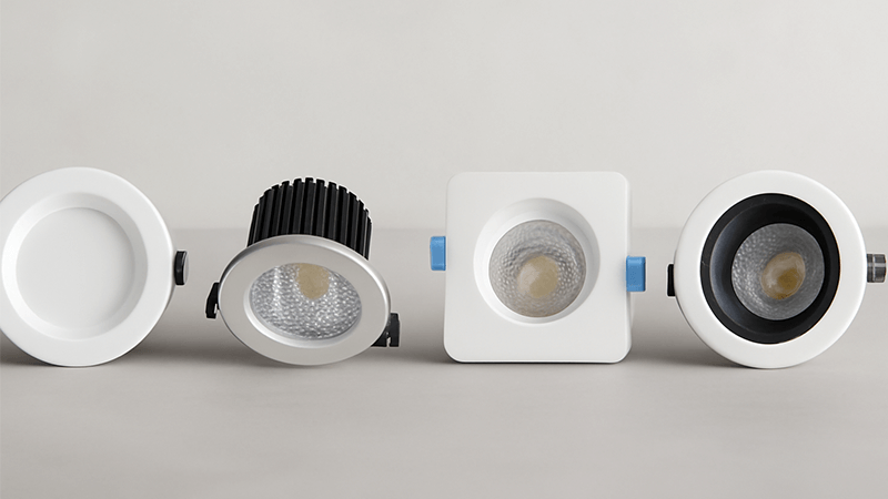 Different types of LED downlights