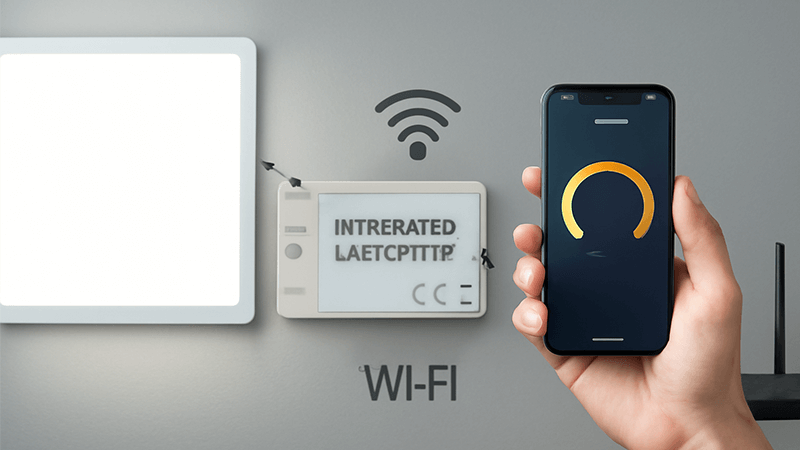 An integrated LED lighting system with smart controls