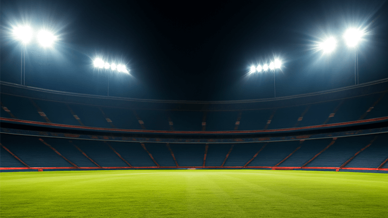 Benefits of LED Floodlights The benefits of LED floodlights are clearly visible in a well-lit stadium