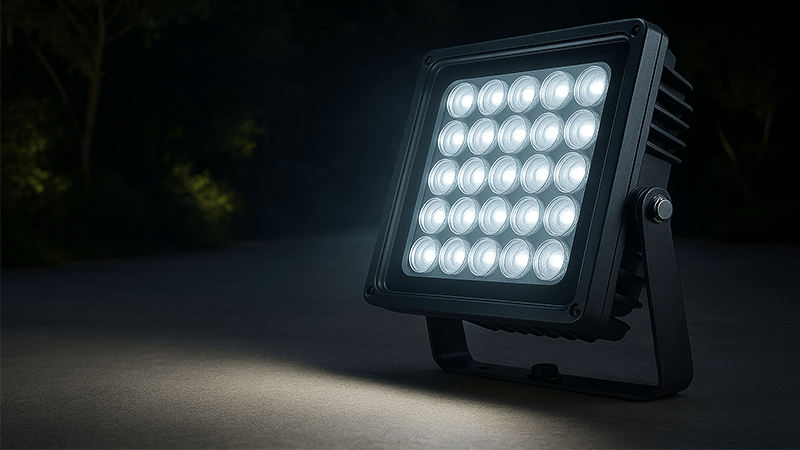 A high-quality LED floodlight from a top brand.