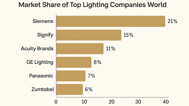 Globe graphic illustrating the reach of the world's number one lighting brand.