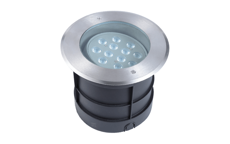 inground flag pole light